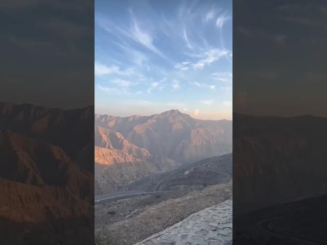 Beautiful view of UAE Mountains