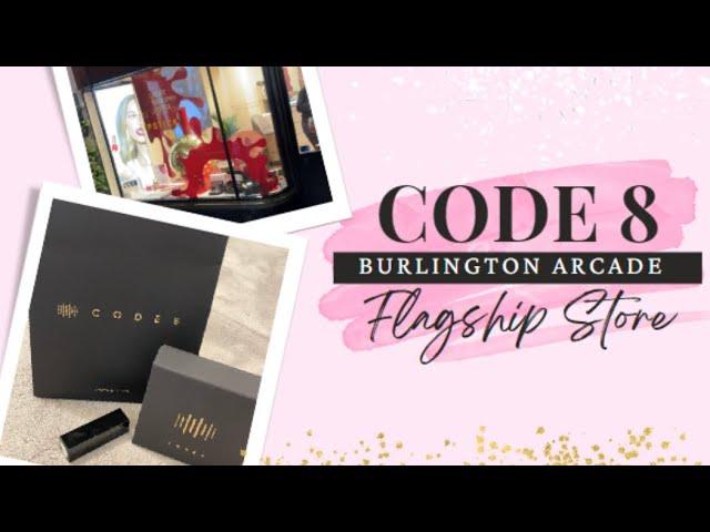 Code 8 Make Up at the Burlington Arcade. Exclusive Christmas Event. ￼