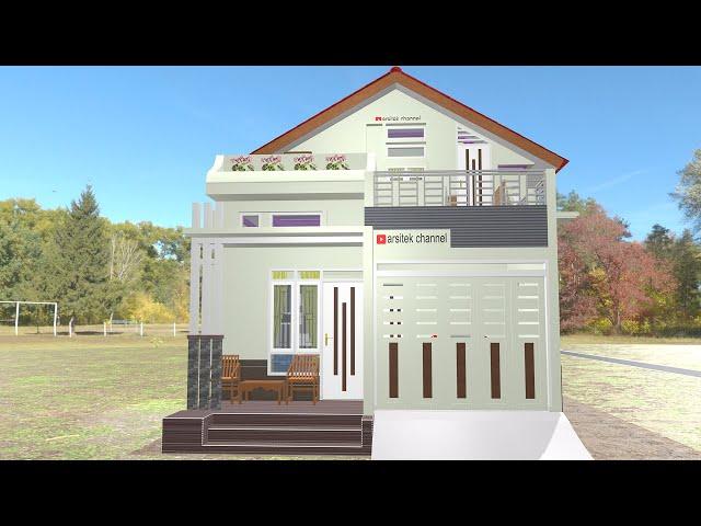 FULL DESIGN !! Building Construction Process Step by Step with 2 Bedrooms  ( 7 x 10 Meters )