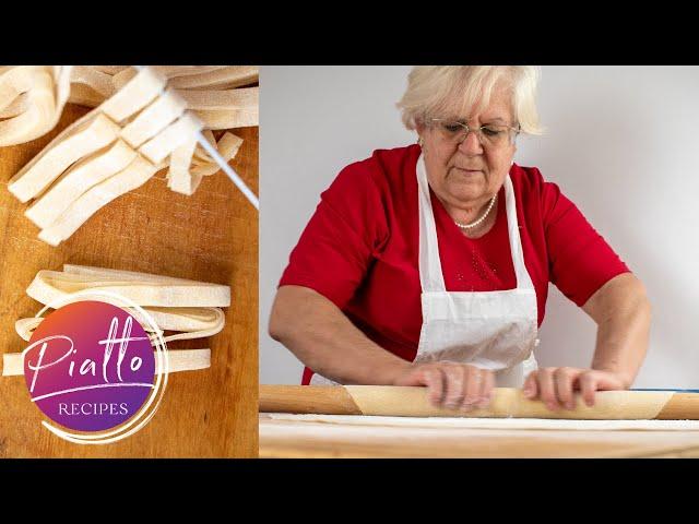 How to Make Homemade Pasta Without Machine | Italian Grandma Cooking