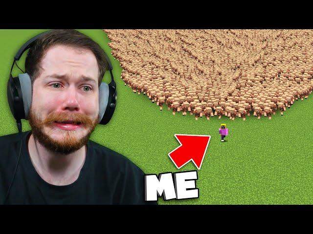 Minecraft Manhunt But Its A Piglin Raid!