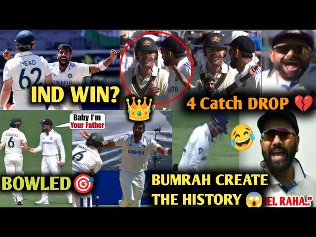 BUMRAH  CREATED HISTORY IN TEST CRICKET ️ AUS 228/9  INDIA CAN STILL WILL WIN THE TEAT AT MCG ??