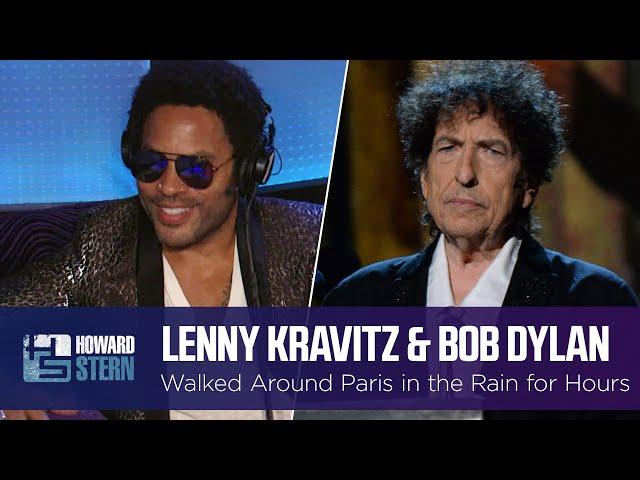 Lenny Kravitz Walked With Bob Dylan Around Paris in the Rain (2014)