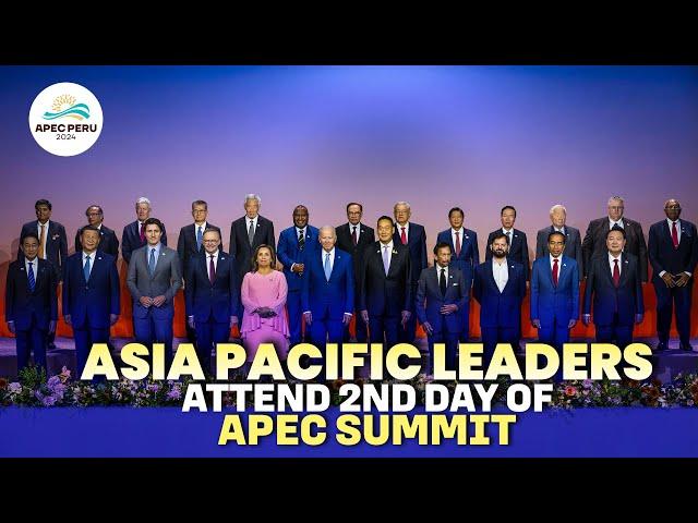 Live: Asia Pacific leaders gather in Lima on 2nd day of APEC summit|Joe Biden | Xi Jinping | Trudeau