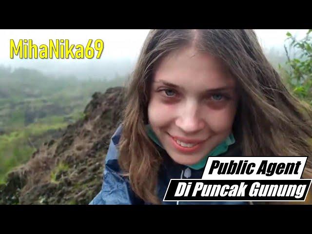 Viral ! Video Panas Bule Rusia di puncak Gunung Batur Bali I Mountain Public Agent MihaNika69