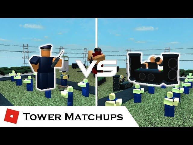 DJ vs Commander (Pt.1) | Tower Matchups | Tower Battles [ROBLOX]