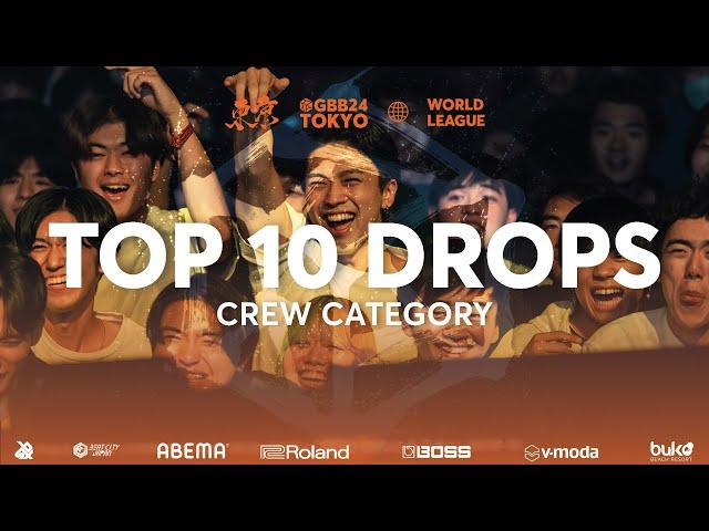 Top 10 Drops | GRAND BEATBOX BATTLE 2024: WORLD LEAGUE | Crew Category