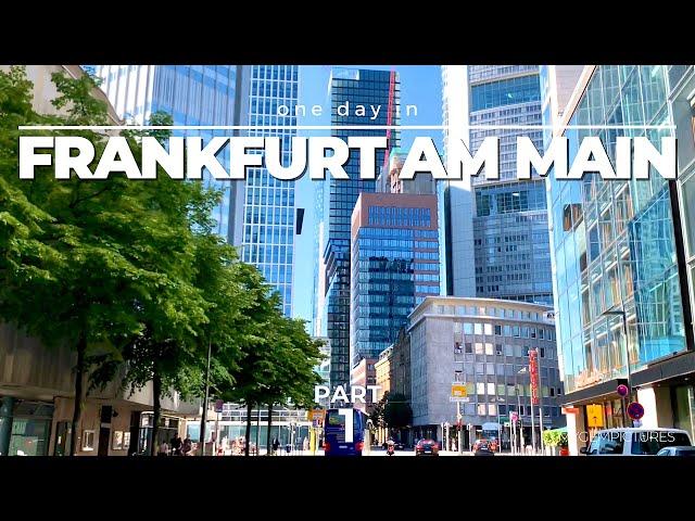 ONE DAY IN FRANKFURT AM MAIN (GERMANY)  PART 1 | 4K | Time-Lapse-Tour through an amazing city!