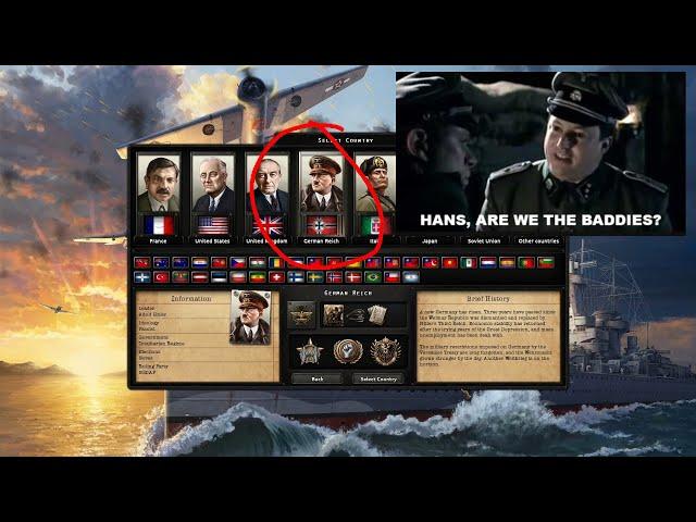 Are you a bad person for playing Germany in HOI4?