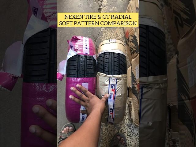 NEXEN TIRE VS GT RADIAL SOFT PATTERN COMPARISON #nexen #gtradial #shorts  #review