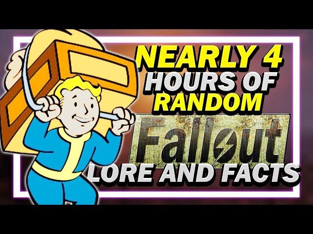 Nearly 4 Hours of Random Fallout Lore and Facts (Re-Upload)