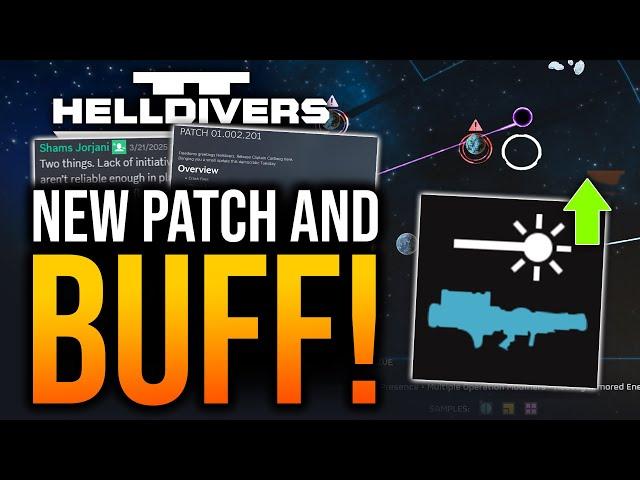 Helldivers 2 - NEW Patch! Quasar Cannon Buff! (Bug)