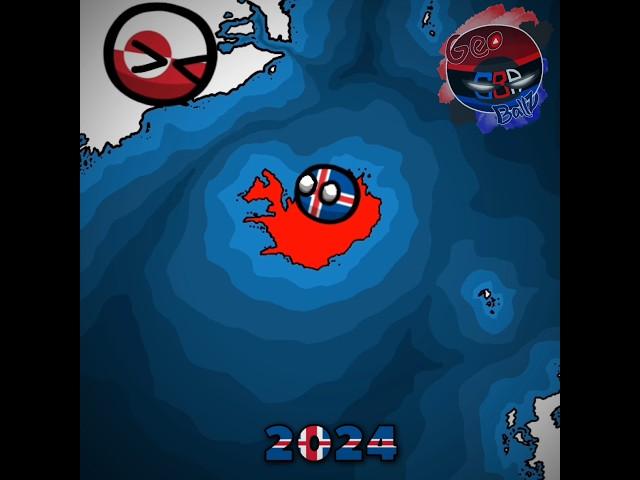 Iceland's History  | #countryballs #iceland #history #shorts