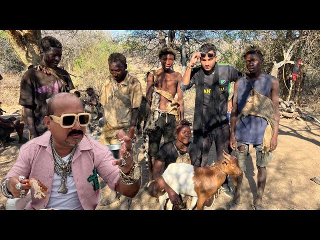 Cooking Goat with Hadzabe Part 2 | Tanzania Africa | Deepak Aapat