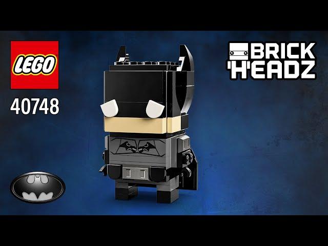 LEGO BrickHeadz The Batman (40748) Alternate Building Instructions @TopBrickBuilder