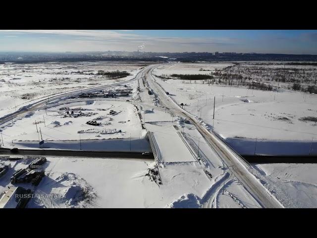 Транспортная развязка в двух уровнях у Петра Дубрава / автомагистраль "Центральная" / Russia