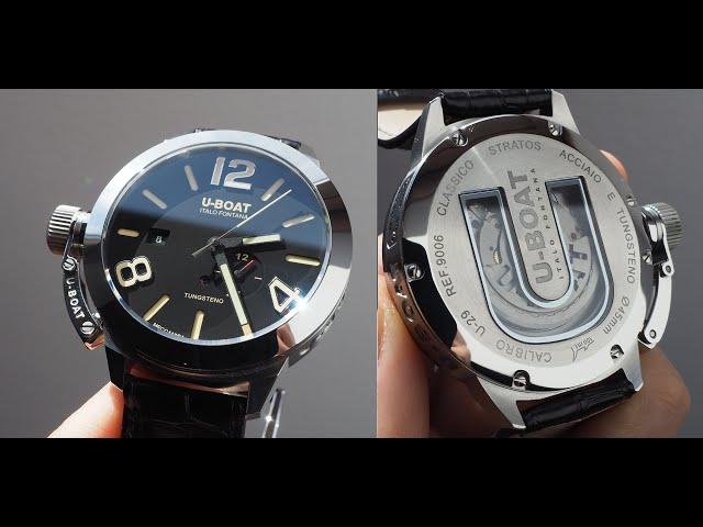 TUNG(heavy)STEN(rock) watch review - U-Boat Classico watch Stratos 45 BK 9006 Tungsten