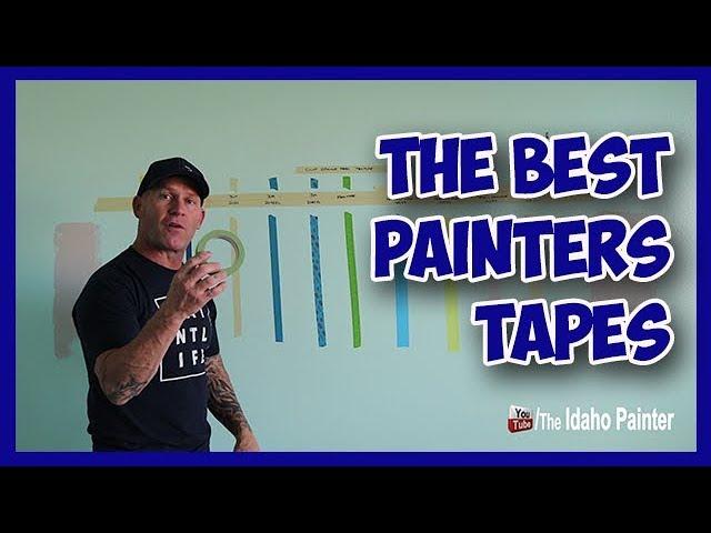 Painters Tape Test.  The Best Tape for Painters.