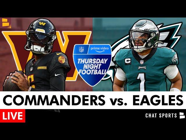 Commanders vs. Eagles Thursday Night Football Live Streaming Scoreboard, NFL Week 11 On Amazon Prime