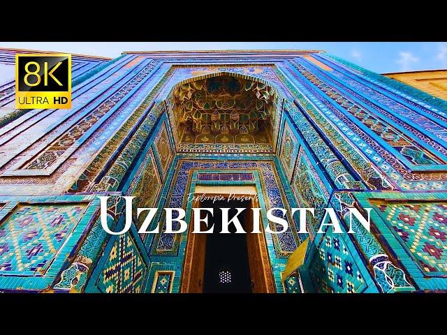 Uzbekistan in 8K ULTRA HD 60 FPS Drone Video | Uzbekistan 2024