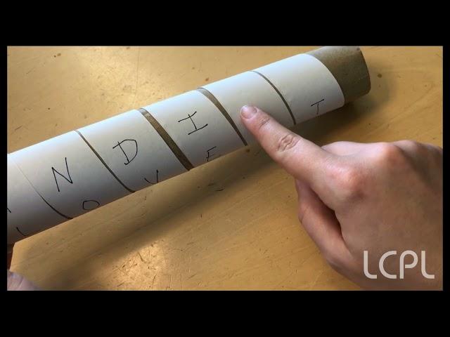 DIY Scytale Cipher