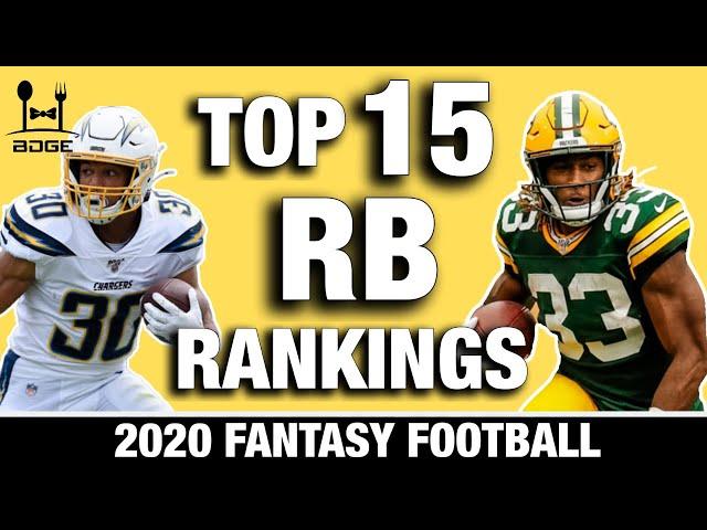 2020 Running Back Rankings for Fantasy Football - Top 15