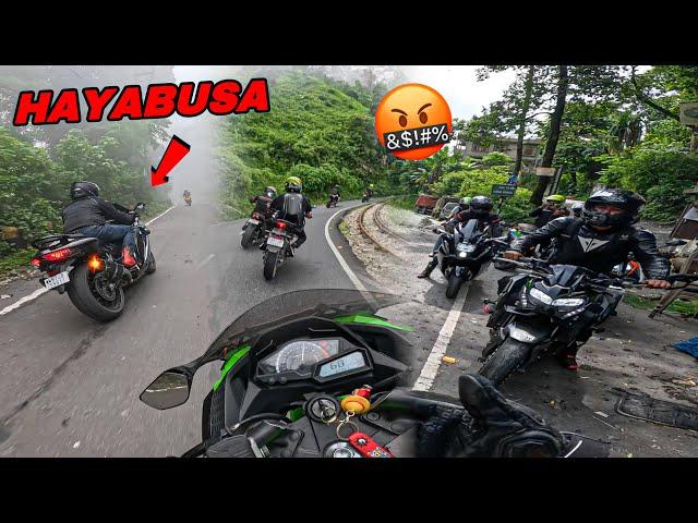 Hayabusa Wants To Race With My Ninja300  @rocklama
