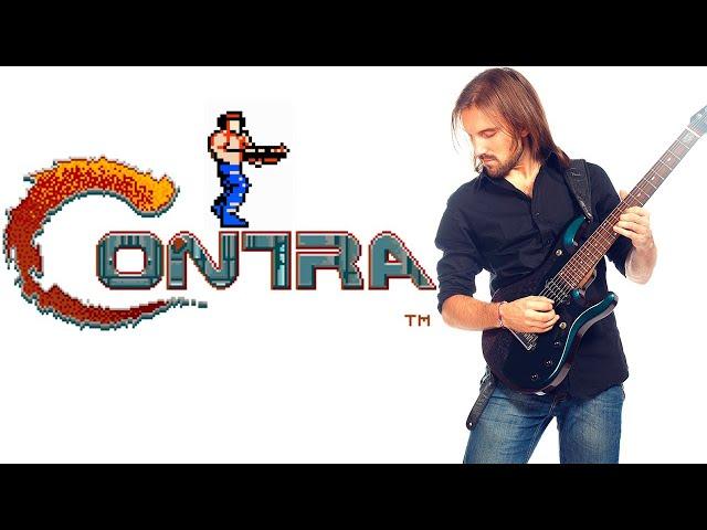  Contra. All stages soundtrack Metal cover. (nes/dendy) With gameplay, contra nes music