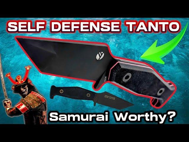 Beckwith Covert Tanto Defensive Daily Carry Fisher Blades Review | EDC Samurai Fixed Blade Knife