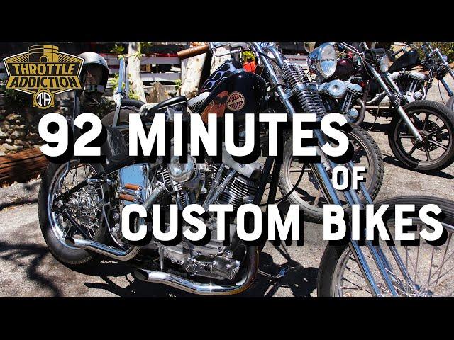 Custom Motorcycles for 1 hour and 32 minutes [4K] Born-Free 13 and Biltwell People's Champ 2022