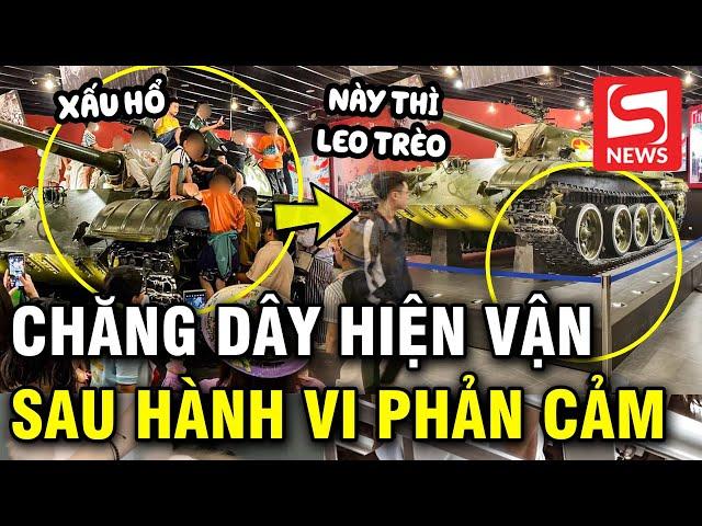 Bảo tàng Lịch sử quân sự Việt Nam chăng dây quanh các hiện vật sau hàng loạt hành vi phản cảm