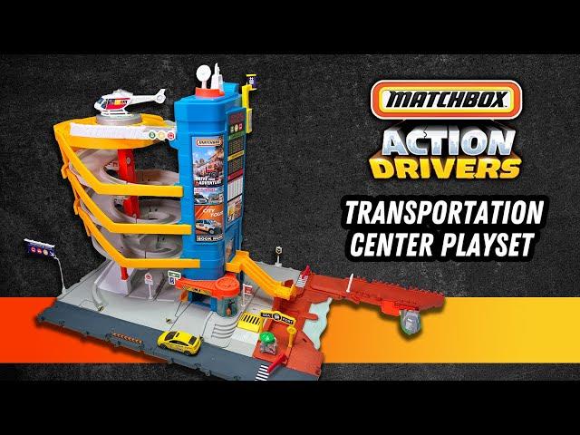 Matchbox Action Drivers Matchbox Transportation Center Playset - Unboxing, Build, and Review (2024)