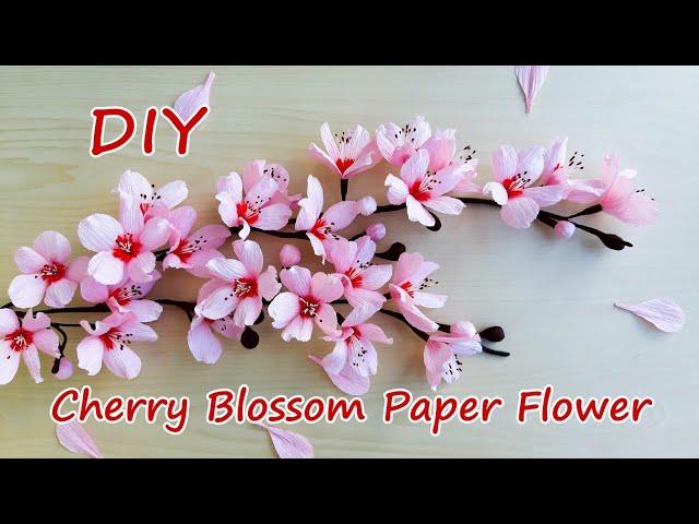 How To Make Cherry Blossom Paper Flower / Handmade Gift Ideas / Góc nhỏ Handmade