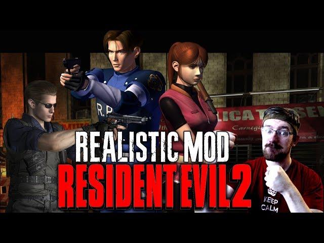 Resident Evil 2 1998 PC | REALISTIC MOD - Invincible Zombies - Handgun Only