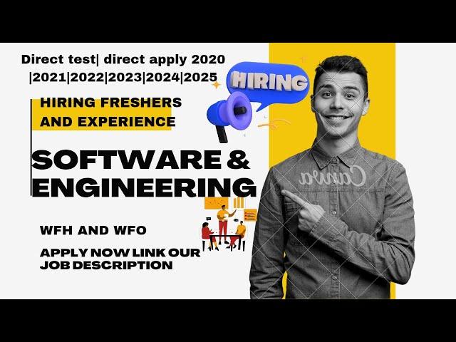 apply now link in description WFH Jobs | software engineer | Fresher Jobs|CodeWithGyan