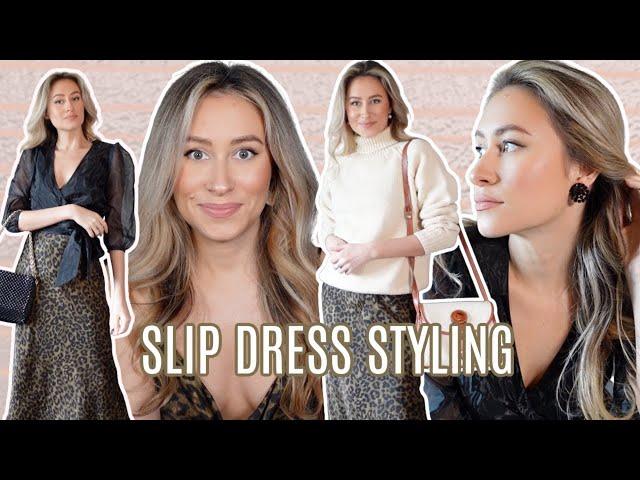 10 Ways to wear a slip dress | styling tips