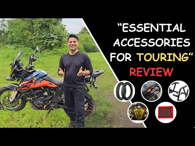 " Must-Have Bike Accessories for Touring  | Ultimate Gear Review for Long Rides!" #adventuretravel