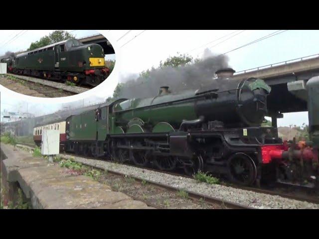 37521 Dragging 5029 'Nunney Castle' Through Bescot Junction, 5Z21