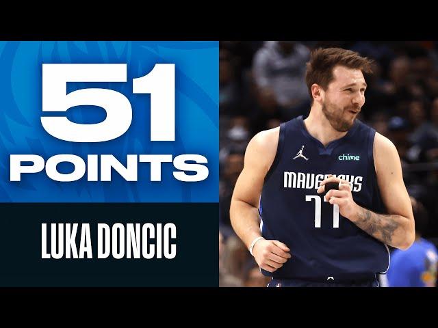 Luka CAREER-HIGH 51 PTS Ends in Mavericks Win! 