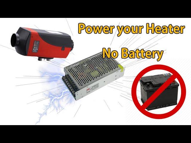 How to power your diesel heater with a 12v power supply