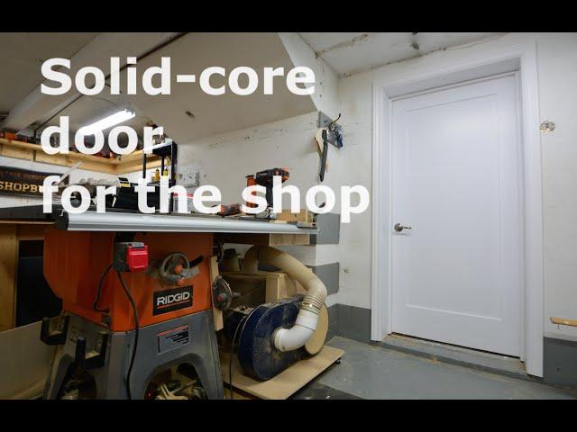 Shop built - DIY Solid core door