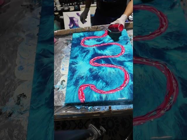 OLGA SOBY STYLE DUTCH POUR!! - ACRYLIC POURING