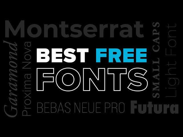 Best Free Fonts for Designers - 5 Quality Fonts