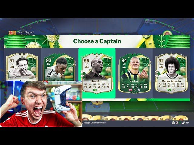 95 RONALDO IN WINTER WILDCARDS ICON FUT DRAFT!! *WORLD RECORD* (EA FC 25)