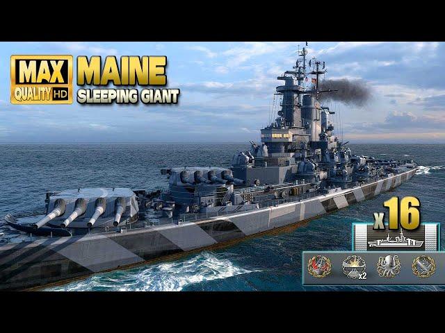 Battleship Maine: Devastating salvos - World of Warships