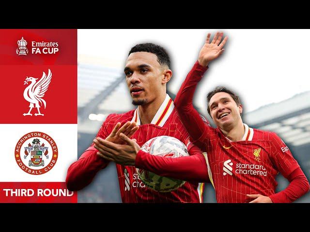 Liverpool v Accrington Stanley | Key Moments | Third Round | Emirates FA Cup 2024-25