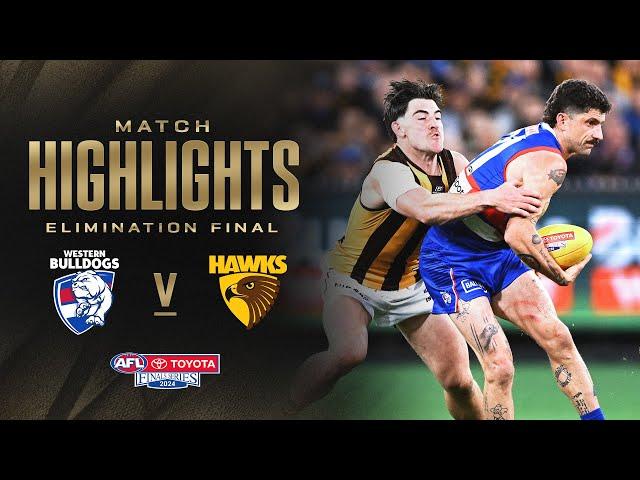 Western Bulldogs v Hawthorn Highlights | Elimination Final, 2024 | AFL