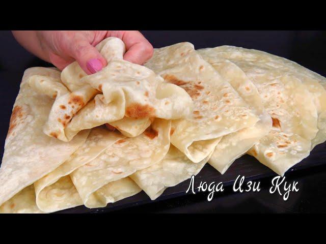 Easy Flatbread Recipe (No Yeast) Only flour and water ⏩ RECIPE EVERYONE SHOULD KNOW HOW TO COOK