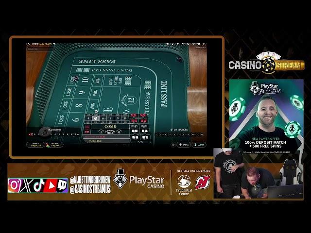 $100K CHALLENGE HIGH STAKES GAMBLING WITH HOST NJ BETTING GURU & SPECIAL GUESTS POWERED BY PLAYSTAR