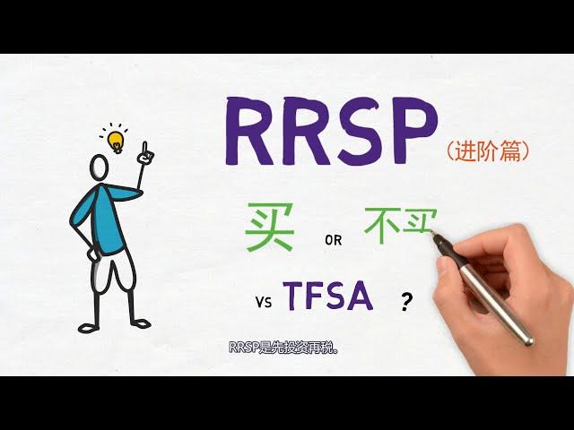 RRSP，买还是不买？（进阶篇）加拿大退休系列之（三）Ep.10 RRSP, buy or not buy? (CC subtitle)